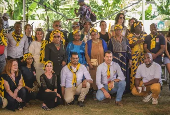 Photo de groupe de professionnels