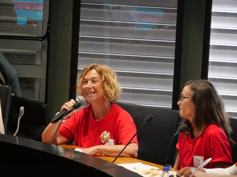 Prise de parole d'une professionnelle d'Apprentis d'Auteuil Mayotte
